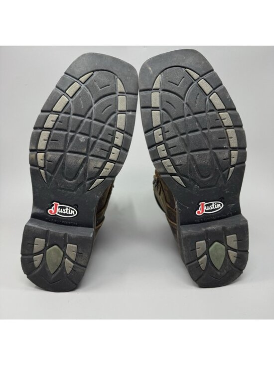 Justin Mens 10 D SE681 Electrical Hazard Protection Square Toe Lace Work Boot